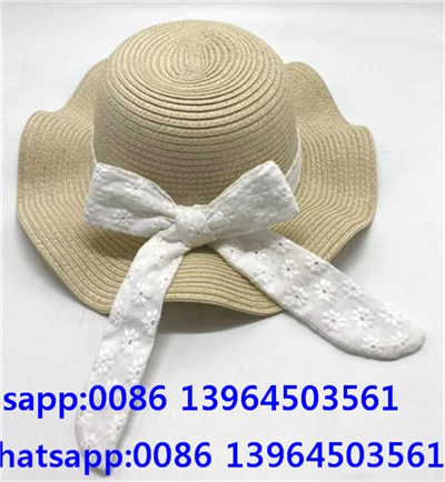 Lady Straw Bowknot rannamüts