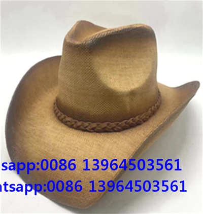 Härrasmeeste müts Straw Cowboy Hat Outdoor Beach Müts